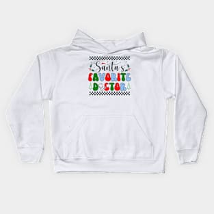 Santa's Favorite Doctor Kids Hoodie